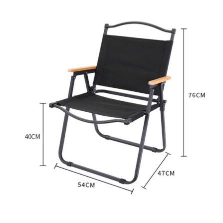 เก้าอี้สนาม THAI SUN SPORT รุ่น CP0017-BK สีดำ  ไซส์ XL_4